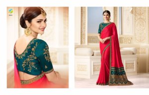 Vinay Sheesha Sparkle Embroidered sarees catalog