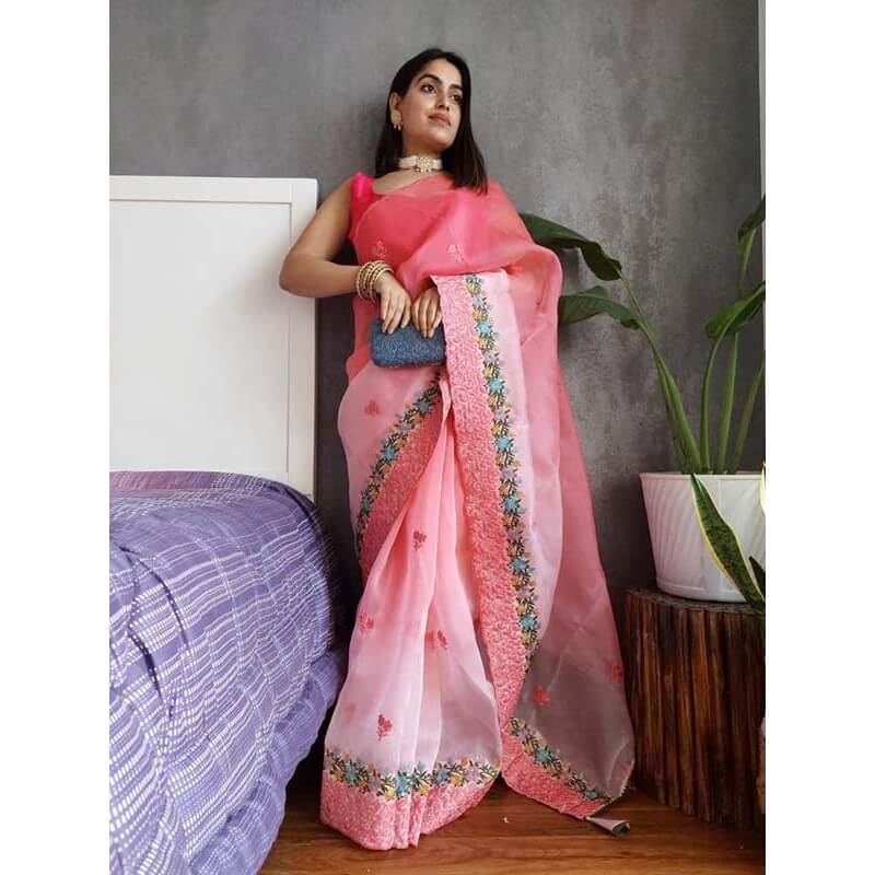 Organza Silk Saree Bangalore