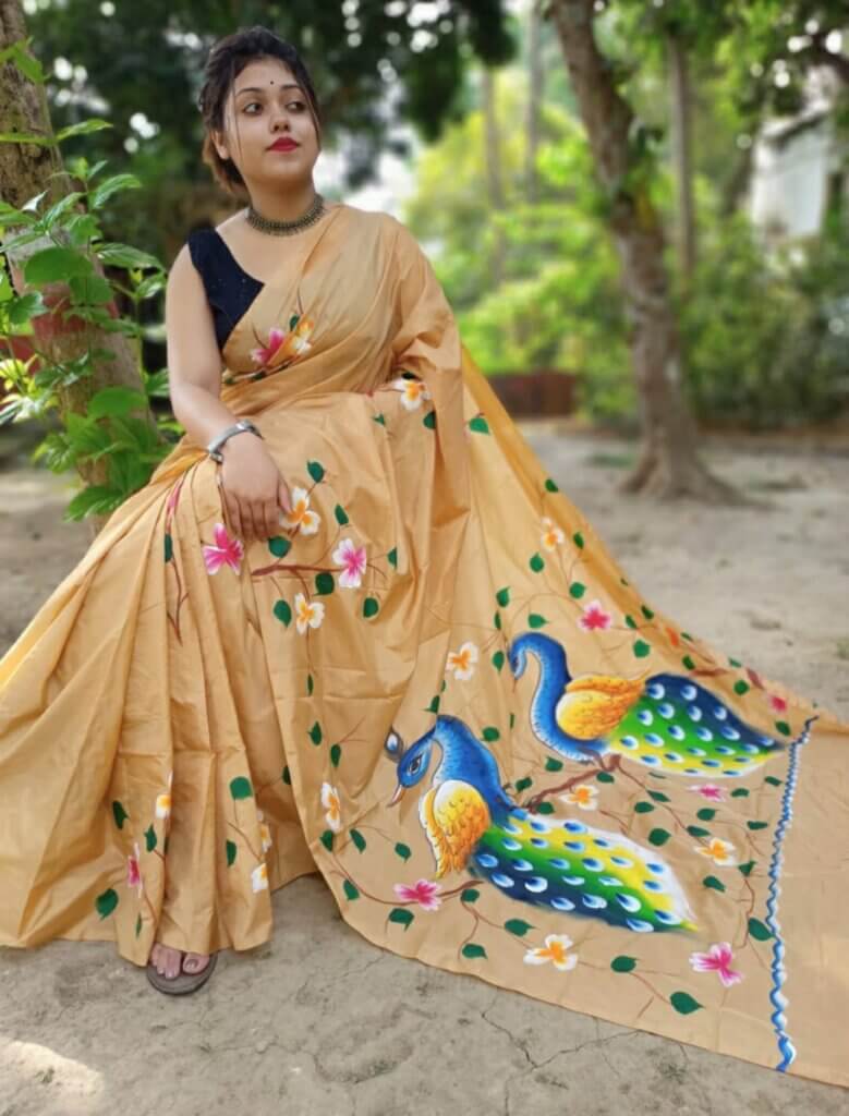 Organza Banarasi Saree from Bangalore