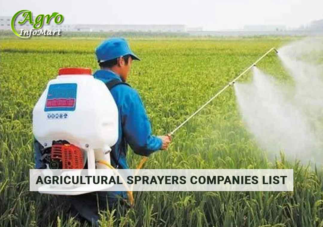 Agricultural Sprayers Manufacturers Companies In India