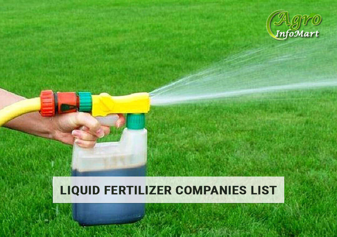 Liquid Fertilizer Manufacturers Companies List In India