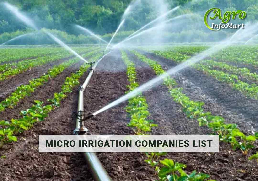 Micro Irrigation Manufacturers Companies In India