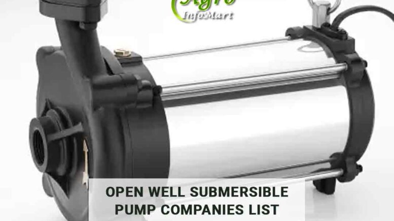 Open well submersible pump manufacturers Firm In India