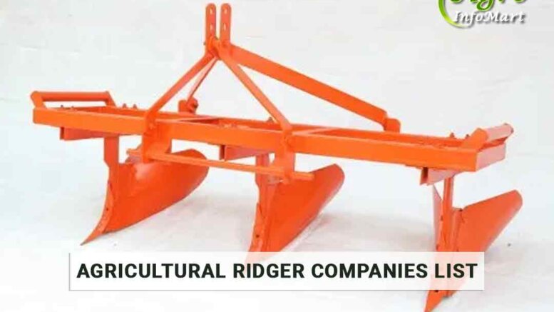 Trustworthy Agricultural ridger manufacturers Companies In India