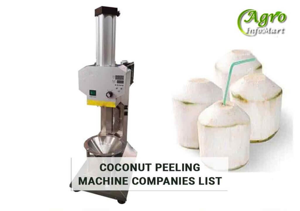 coconut peeling machine manufacturers companies in India