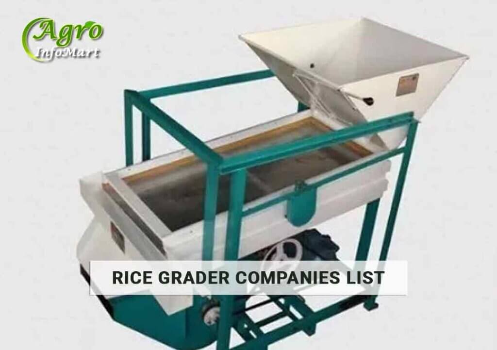 rice grader manufacturers Companies India